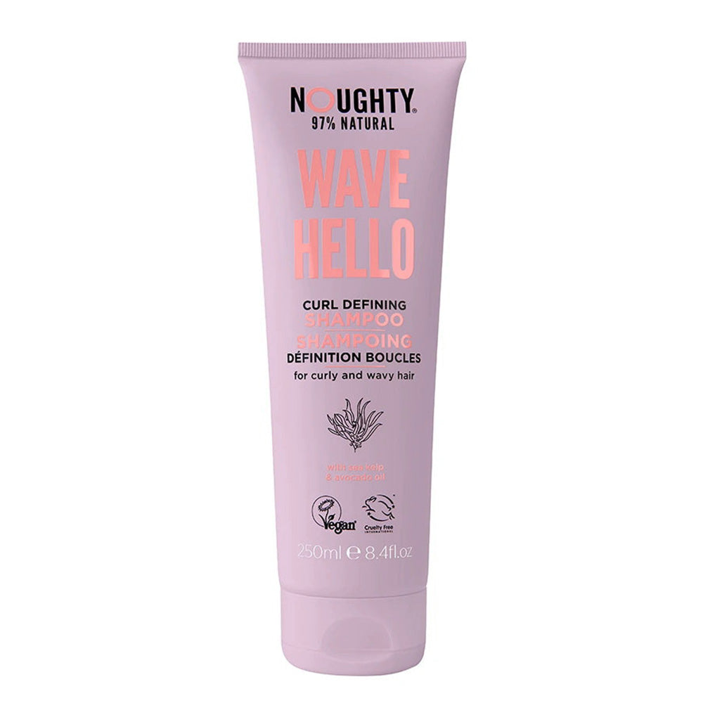 Noughty Wave Hello Shampoo for Curly and Wavy Hair 8.4Oz (250ml)